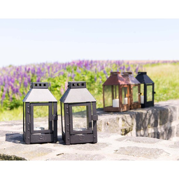  A2 Living lanterne micro sort hjde 25 cm udendrs 