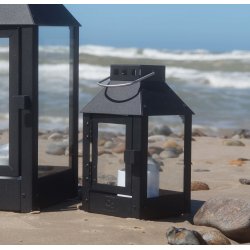  A2 Living lanterne micro sort hjde 25 cm udendrs 