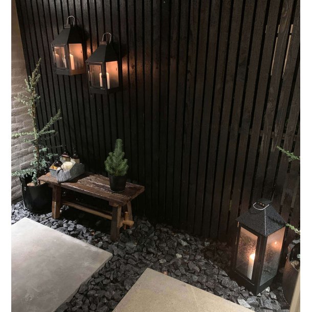 A2 Living lanterne maxi sort hjde 60 cm udendrs 