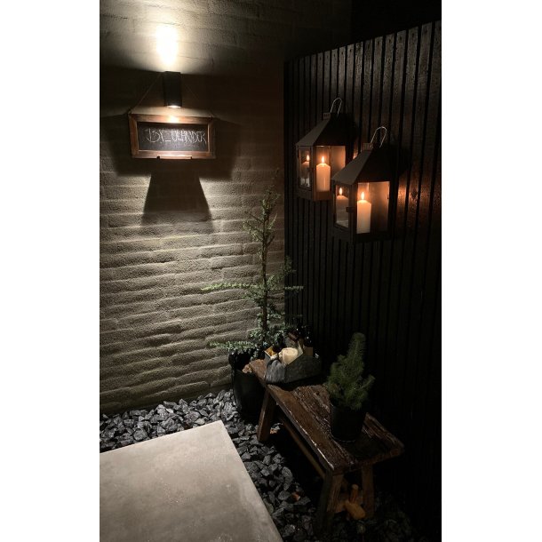  A2 Living lanterne vg mini sort hjde 36,5 cm udendrs 