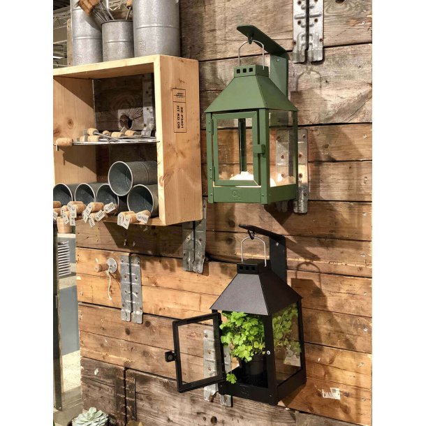 A2 Living lanterne mini oliven gr�n h�jde 33,5 cm udend�rs 