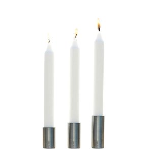 Lysstage st m.3 stk/3 str. m. magnet Galv-look