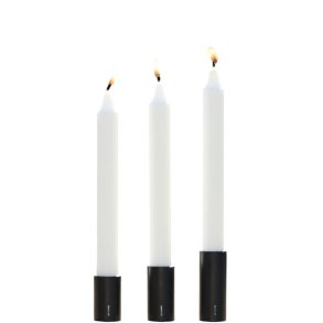 Lysstage st m.3 stk/3 str. m. magnet Sort