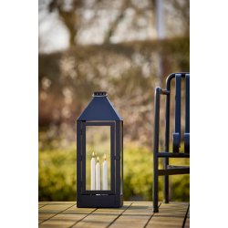 Ljusstakesset med 3 st / 3 storlekar med magnet  Svart