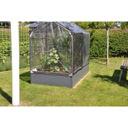 Cover in plastic foil to high wall bed or high GrowCamp