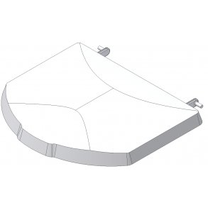 PLASTLG TIL 3IN1 NX - LILLE DEL HVID