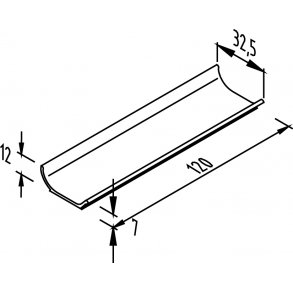 FODERBORD 201 120 CM LANG