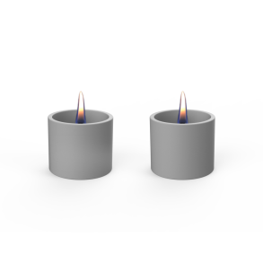 Breeze 8 cm grey 2-pack