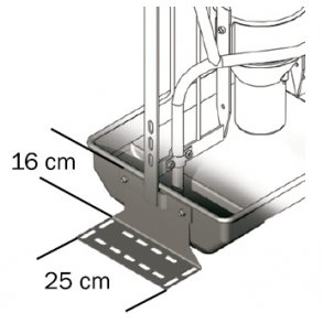 FODBESLAG 16 CM H�J, 25 CM BRED - SLAGTESVIN TUBE-O-MAT&reg;