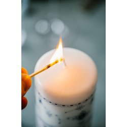 Blockljus 5X20 Cm. Bl Flyr, Bl