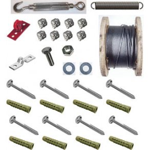 BESPNDING DOBBEL RKKE WIRE/FJEDER/HNDTAG P VG