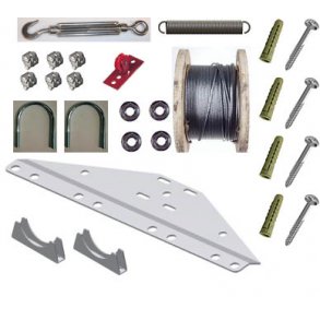 BESPNDING DOBBEL RKKKE WIRE/HNDTAG P RR, FJEDER P VG