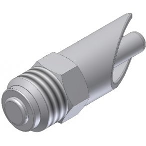 SUTTEVENTIL RF 1/2' UDV. GEVINDE FOR SLAGTESVIN