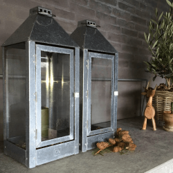 A2 Living lanterne maxi galvaniseret hjde 60 cm udendrs 