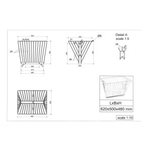 Halm/Hhk 620x500x480 mm