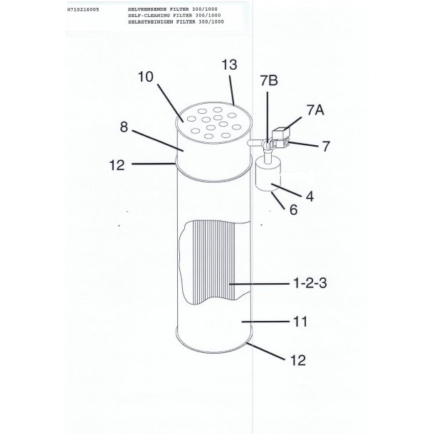 Selvrensende Filter 300-1000
