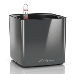Lechuza Cube Glossy 14 indendrs krukke til blomster med selvvandingssystem 13,5