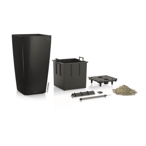 Lechuza  Cubico Premium indendrs krukke til blomster med selvvandingssystem 