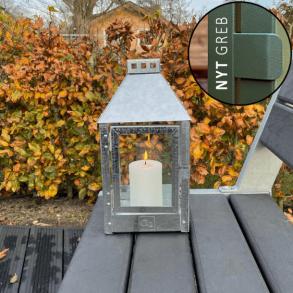  A2 Living galv. lanterne mini. Kunstindustrien stearinlys