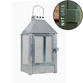 A2 Living lanterne mini galvaniseret hjde 33,5 cm udendrs 