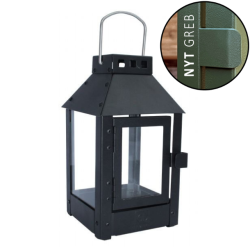  A2 Living lanterne micro sort hjde 25 cm udendrs 