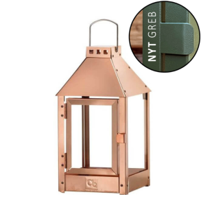 A2 Living kobber lanterne mini. Kunstindustrien stearinlys