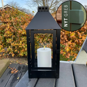 A2 Living sort lanterne midi. Outdoor DeluxeHomeart LED lys