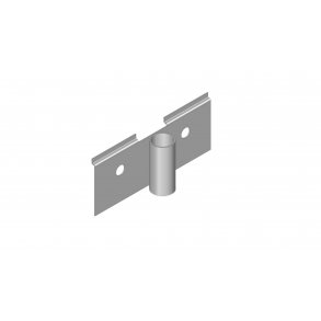 Brackets on plastic plank to opbindingsrr