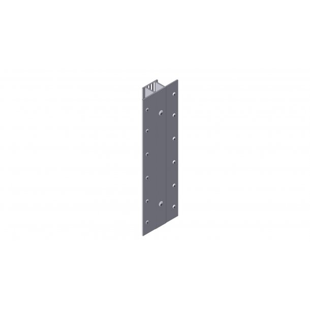 2. sortering - Midterstolpe i aluminium til højbed TRÆ/30 cm