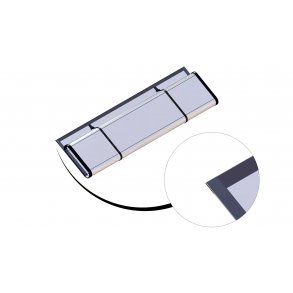 Afdkning i plastfolie - velcro p alle sider (FC2527 samme som FC2525)