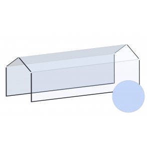 Side i plastfolie til tunnel hjbed 120x360 cm