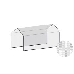 Bird netting to the tunnel raised bed 120x240 cm