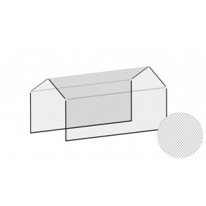 Bird netting to the tunnel raised bed 120x240 cm