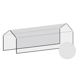 Bird netting to the tunnel raised bed 120x360 cm