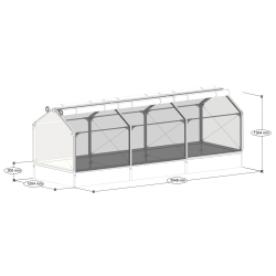 GrowCamp Greenhouse 4,3 m2 - PVC