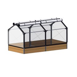 GrowCamp Greenhouse 2,8 m2 - Siberian larch