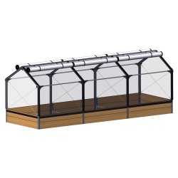 GrowCamp Greenhouse 4,3 m2 - Sibirian larch