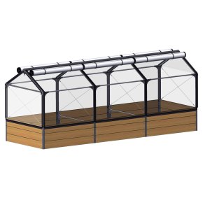 GrowCamp Greenhouse 4,3 m2 - Sibirian larch