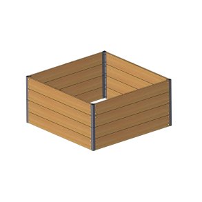 Raised bed in Siberian larch 60x120x120 cm