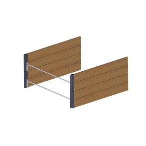 Extension in Siberian larch 60x120x120 cm