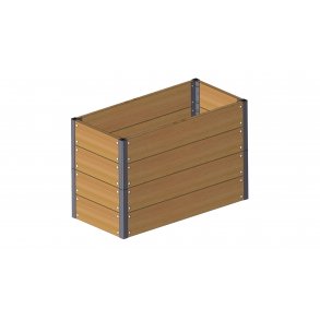 Raised bed in Siberian larch 60x90x44 cm