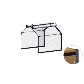 Top section for Siberian larch raised bed EXTENSION 120x120 cm