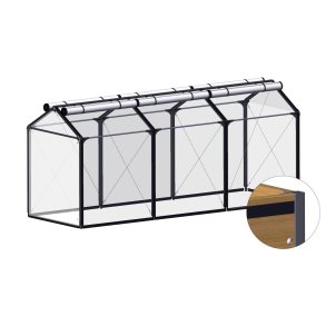 Top section HIGH AIR for Siberian larch raised bed 120x360 cm