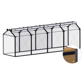 Top section HIGH AIR for Siberian larch raised bed 120x480 cm