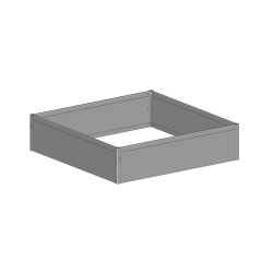 Hjbed i PVC 30x120x120 cm