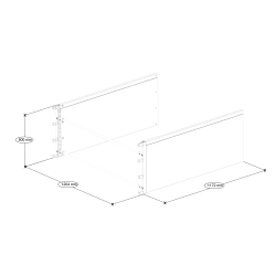 HJBED i PVC 50x120x120 FORLNGER