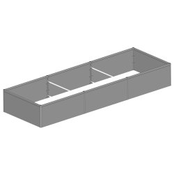 Raised bed in PVC 50x120x360 cm
