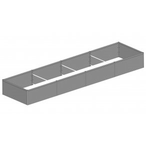 Raised bed in PVC 50x120x480 cm