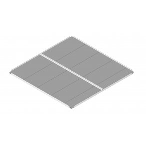 Bund til hjbed i sibirisk lrk - 120x120 cm BASIC