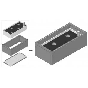 Hjbed i PVC. Inkl. GrowWater 30x90x44 cm